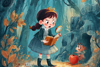 children story book illustration children story book