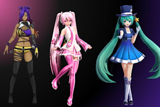 convert your 3d model into vrm, warudo, vrchat, mmd, vroid, vtuber, koikatsu