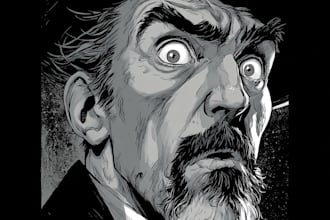 comic book illustration with comic book illustrator
