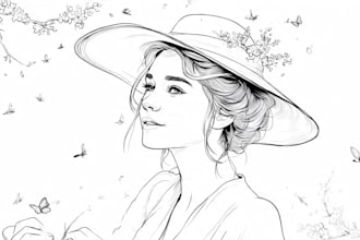draw any vector line art, one line art, illustrations