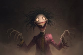 draw surreal horror art