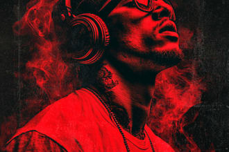 design music album cover , single or mixtape artwork