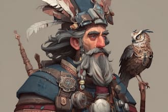 fantasy character and character art