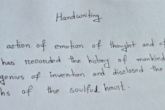 write anything with my beautiful handwriting