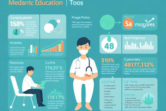 create patient education and infographic medical illustrations