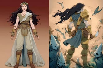 draw your original, rpg character