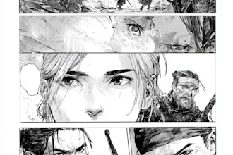 make professional comic book pages with dynamic storytelling