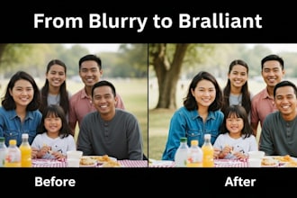professionally upscale your 100s of your bulk images