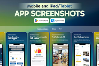 design amazing app screenshots for play store and app store