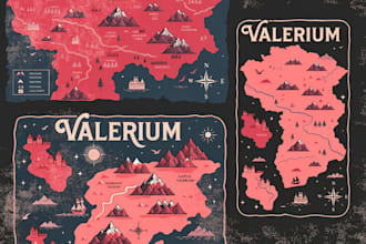 do a professional fantasy or historical map