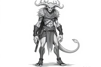 sketch a character or a creature