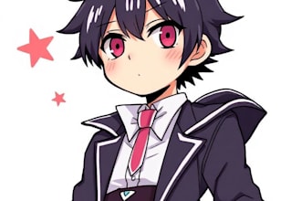 paint custom danganronpa style character for you