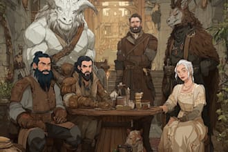 draw your dnd party