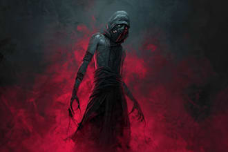draw dark art illustration
