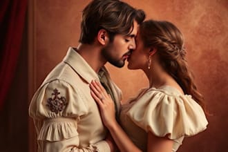 professional historical romance book cover or ebook cover design