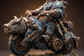 expertly paint warhammer, tabletop, and miniature models