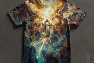 do christian t shirt design within your budget