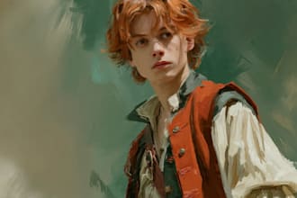 paint a real oil painting