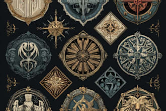 design fantasy coat of arms