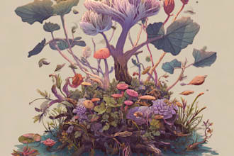 design magnificent botanical plants for you