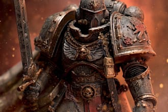 paint your warhammer 40k, age of sigmar miniatures