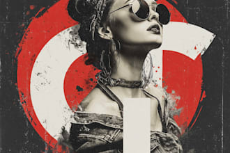 design a modern fashion logo with copyright