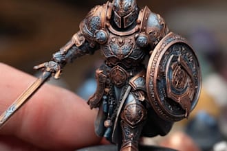 paint your warhammer 40k, sigmar and dnd miniatures