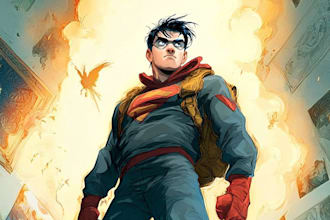 be your comic book artist for comic book illustration