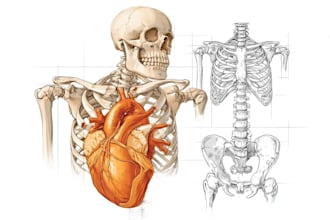 do medical, human anatomy and scientific illustrations