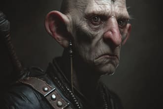 draw dark, gothic, fantasy or horror illustrations