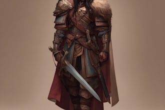 draw a fantasy character ilustration