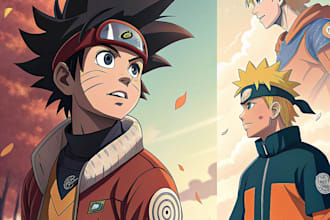 do anime ilustration, character design, stikers and fan art