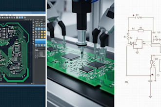 do pcb design, pcb assembly and schematics
