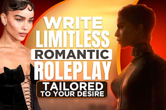 do immersive 1 on 1 romantic roleplay writing