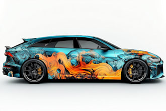 professional vehicle wrap design, car wrap