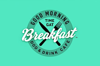 design awesome breakfast logo just in 12 hours