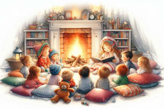 make awesome children book illustrations and covers