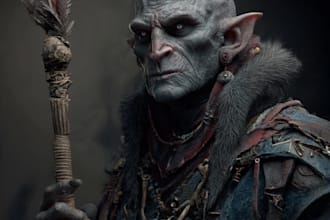 draw horror or fantasy monster or creature for you