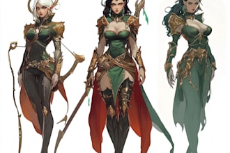 draw d and d character commissions, illustration
