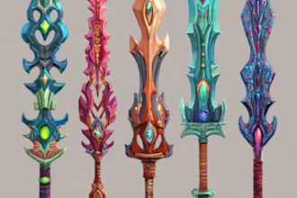 draw your prop or fantasy weapon designs