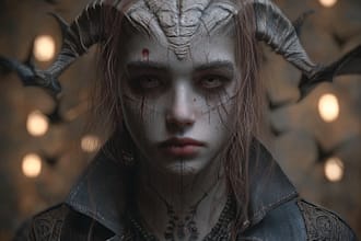 fantasy horror and fantasy horror character