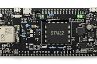 custom pcb embedded firmware using esp32 and stm32 microcontrollers