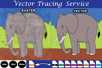 redraw your low resolution logo into a clean print ready vector