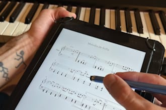 professional music transcription from audio to sheet music