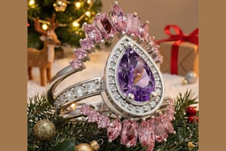 create 3d jewelry cad for rings pendants grillz with jewelry rendering stl