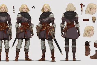 draw your oc and dnd character illustration