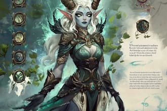 dnd character art and dnd character art