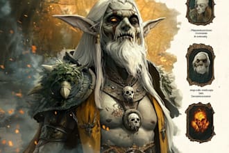 dnd character art and dnd character art