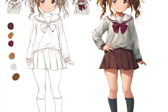 design a anime character