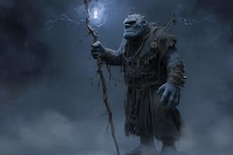 make a horror character art